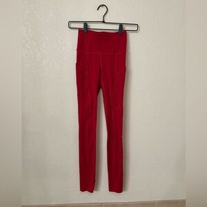 Lululemon Fast and Free 7/8 tight *non-reflective Nulux